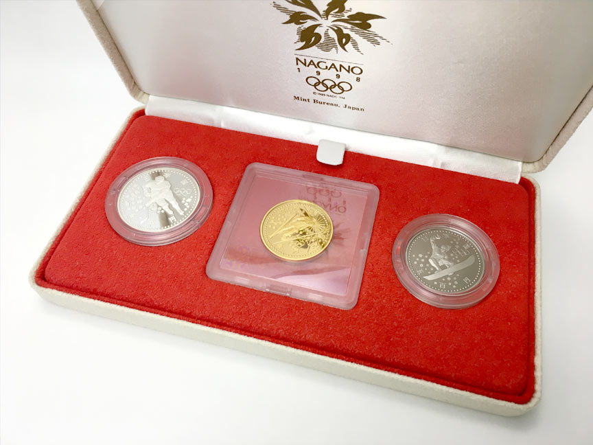 長野オリンピックのプルーフ 1万円金貨