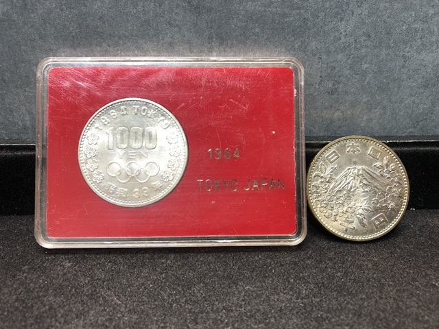 1964年東京オリンピック千円銀貨