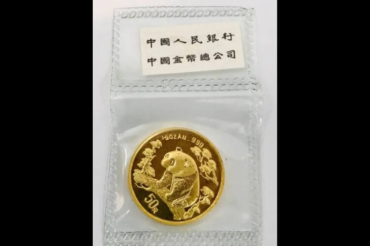 パンダ金貨 1/2oz