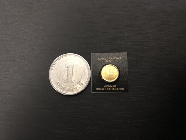 メイプルリーフ金貨1g