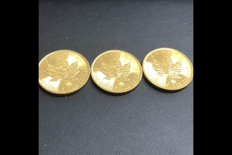 メイプルリーフ金貨 1oz 3枚