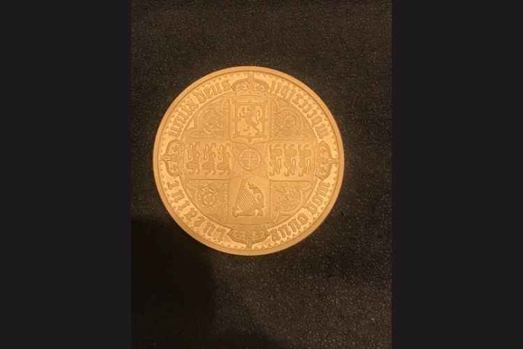 ニュー・ゴチック・クラウン金貨40g