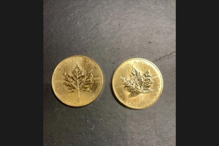 メイプルリーフ金貨 1oz 2枚